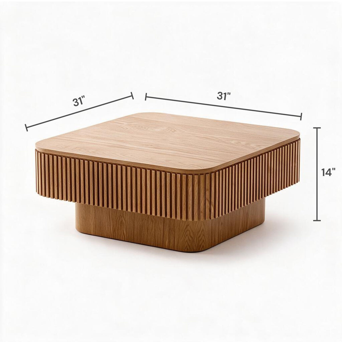 Desmond Brown Coffee Table (31")