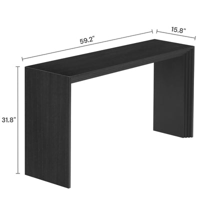Etrenne Open-Shelf Console Table (59.2")