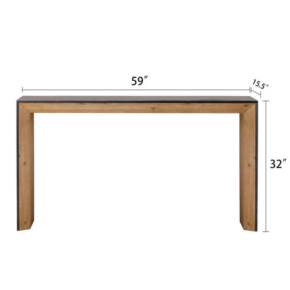 Vandrel Two-Tone Console Table (59")
