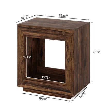 Kestrel Brown Shelf Nightstand (23.6")