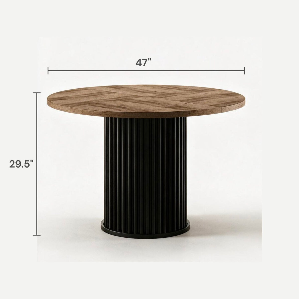 Cavaro Fluted Dining Table (47")
