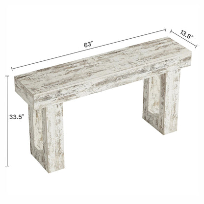 Fenwick Thick-Top Console Table (63")