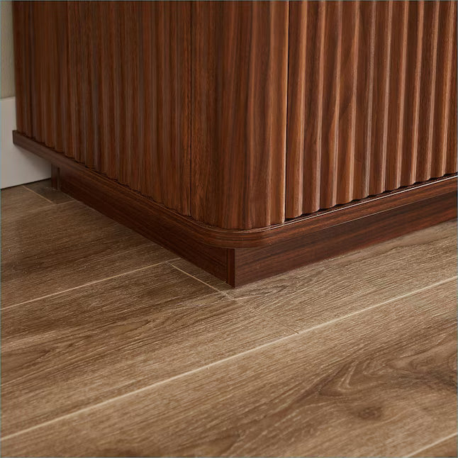 Luscan Walnut Drawer Nightstand (23.6")