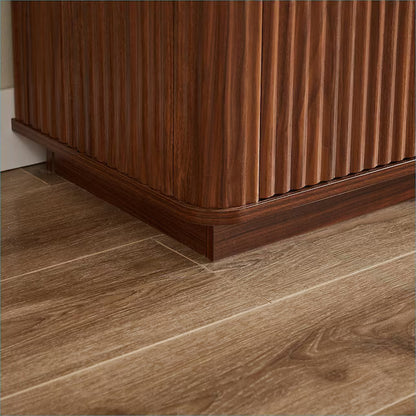 Luscan Walnut Drawer Nightstand (23.6")