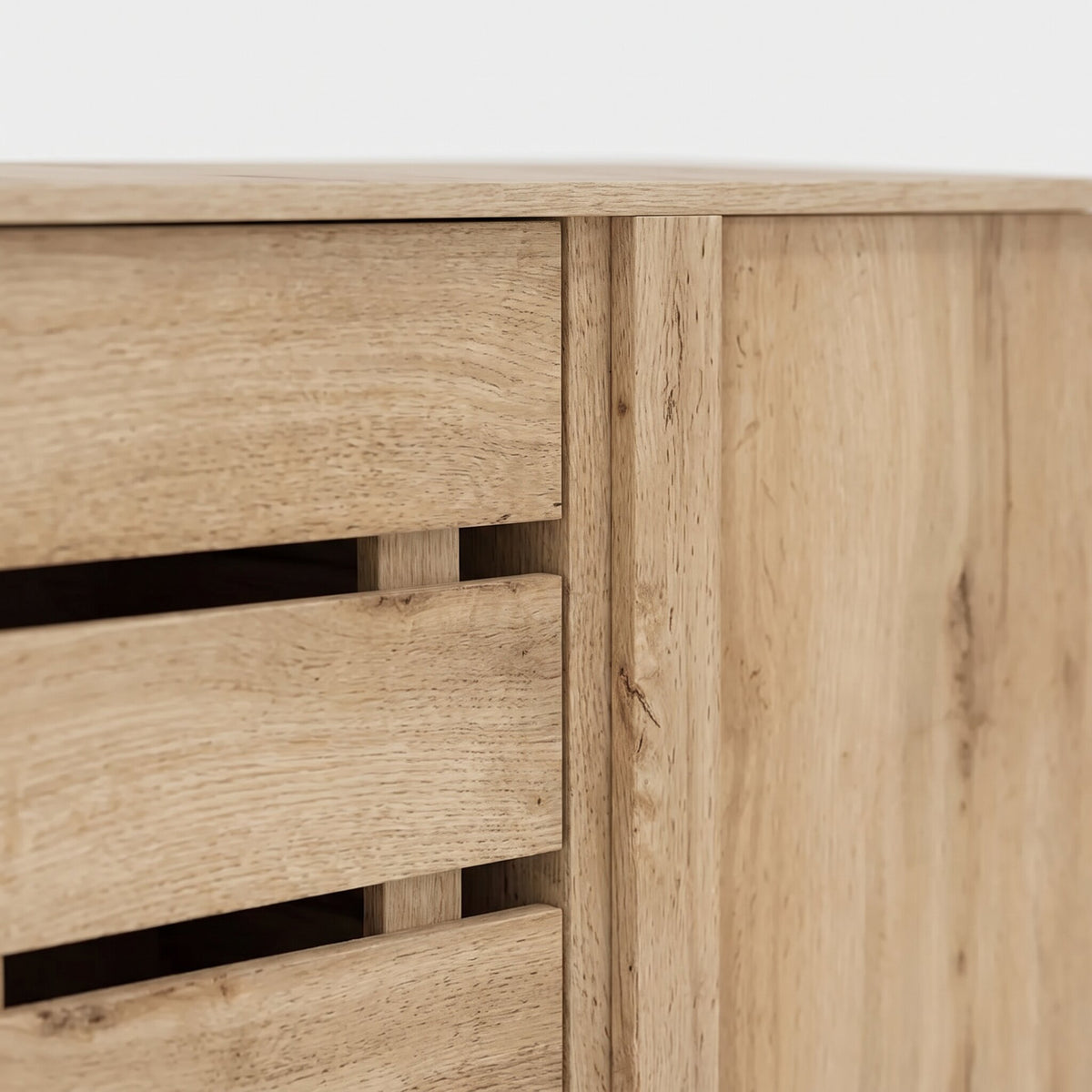 Calloway Louvered Storage Shoe Cabinet (31.5")