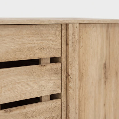 Calloway Louvered Storage Shoe Cabinet (31.5")
