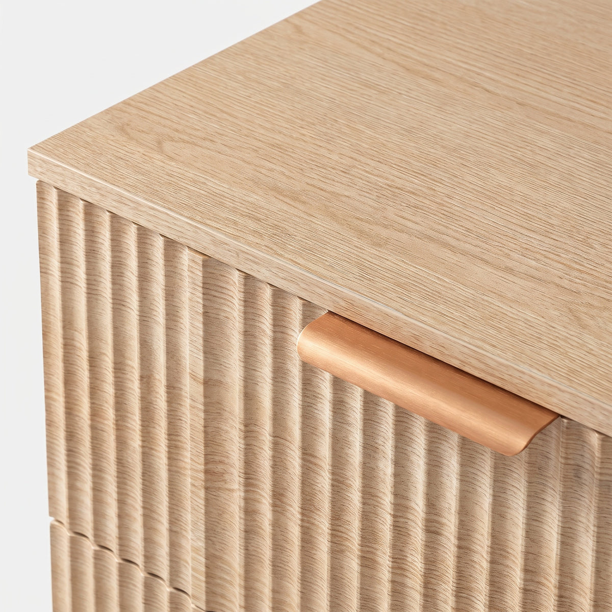 Perrin Fluted 6-Drawer Dresser (39.4")