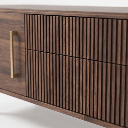 Westbridge Walnut Media Console (71")