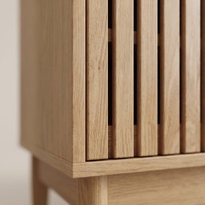 Averon Slatted Media Console (55")