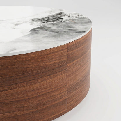 Marceline Walnut Coffee Table (29.5")