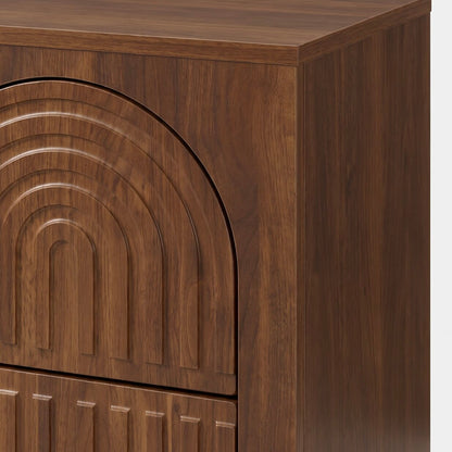 Palistra Wave Embossed Nightstand
