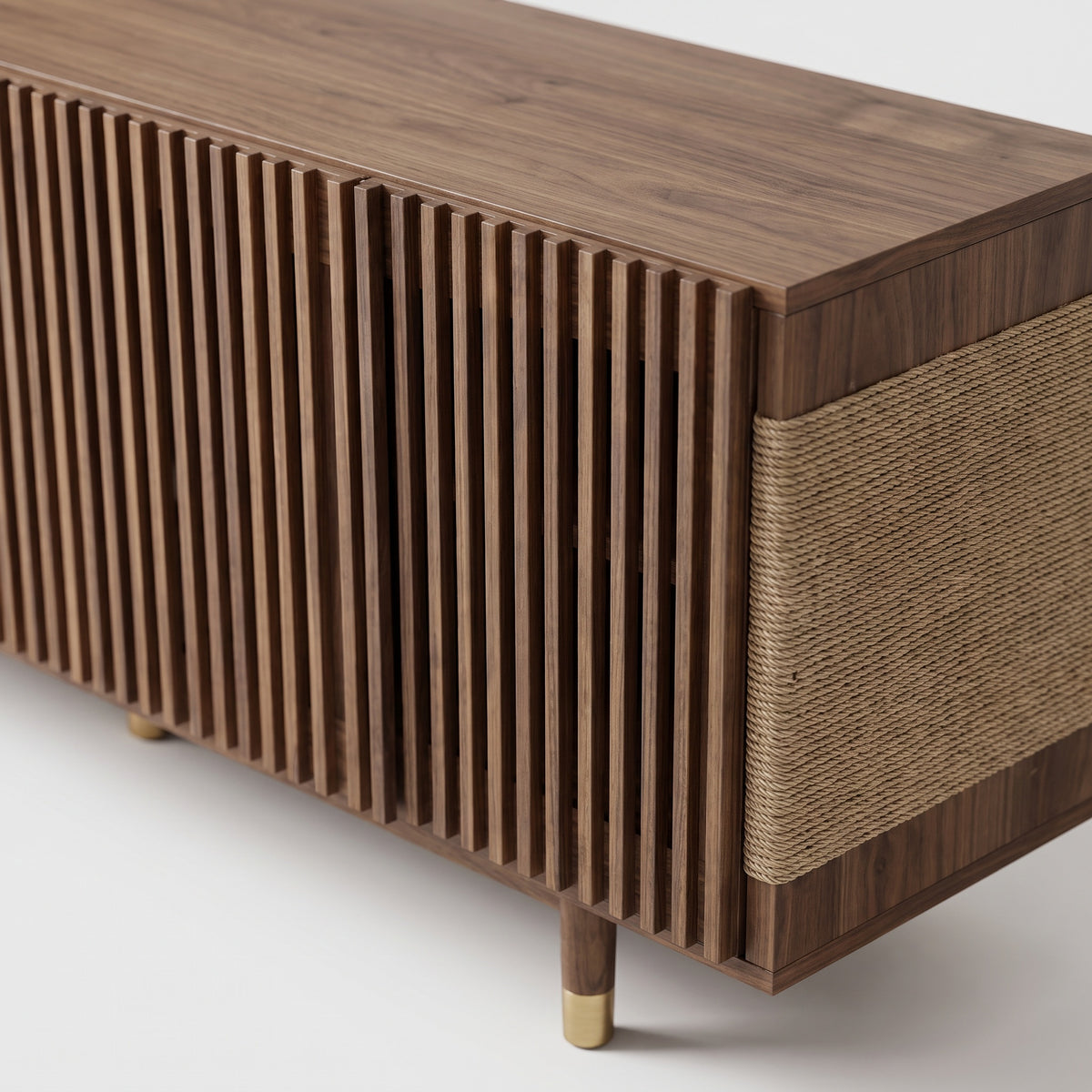 Averill Walnut Media Console