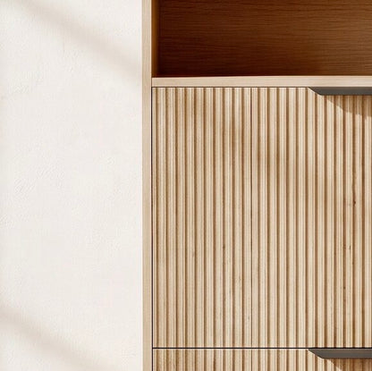 Valmere Wave Fluted Shoe Cabinet (30")