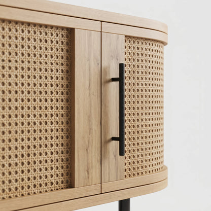 Sorell Rattan Media Console (71")