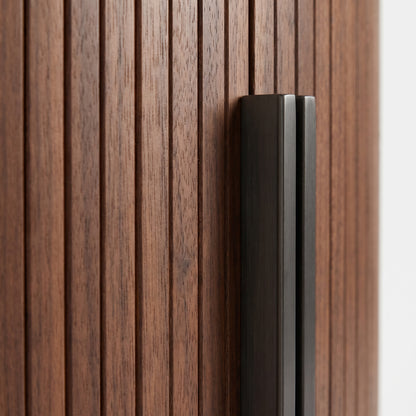 Thalor Walnut-Toned Charging Nightstand