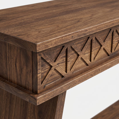 Vallora Open-Shelf Console Table (70")