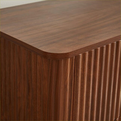 Luscan Walnut Drawer Nightstand (23.6")
