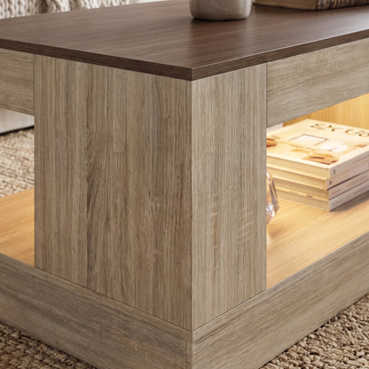 Orsino Wood Coffee Table (47.2")