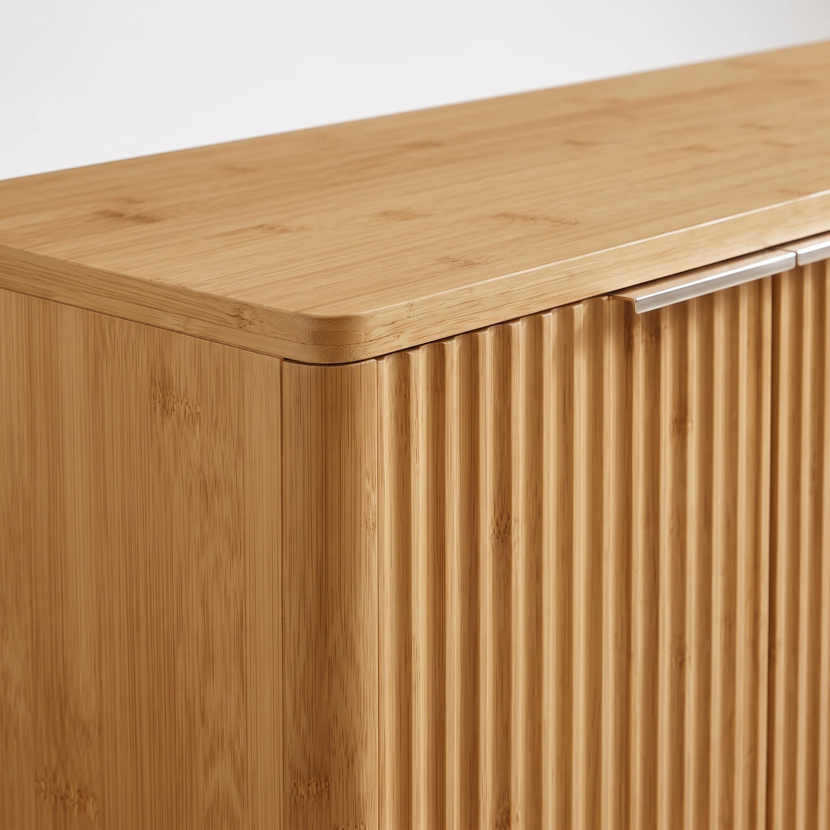 Ismara Natural Fluted Console Table (67")
