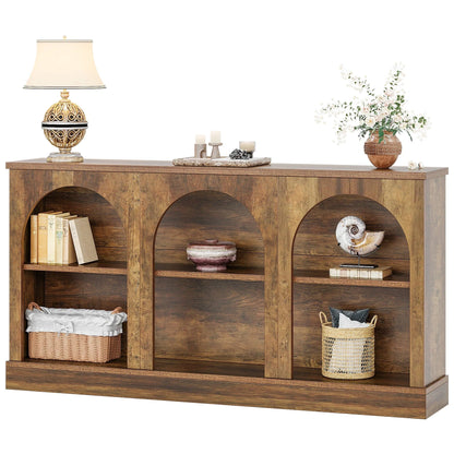 Arquen Open-Shelf Console Table (63")