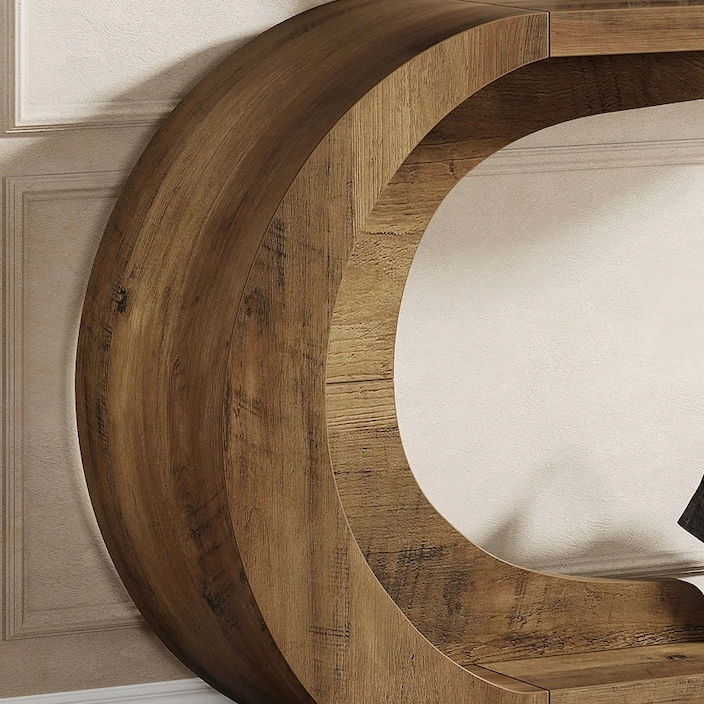 Edris Wave-Form Console Table (43.3")