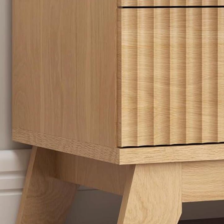 Perrin Fluted 6-Drawer Dresser (39.4")