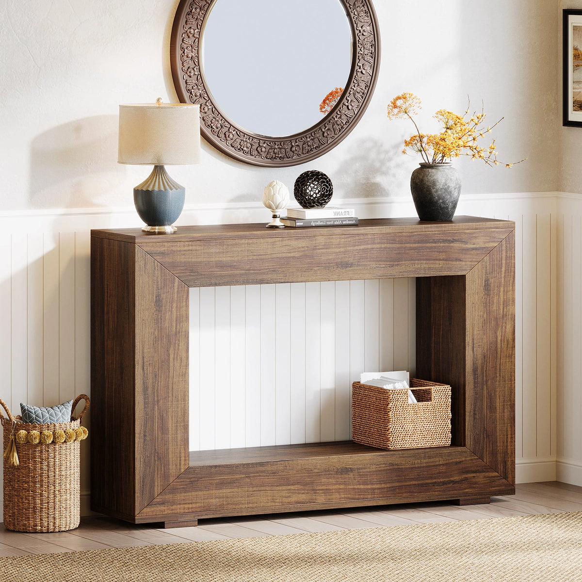 Brenoux Rustic Console Table (47.2")