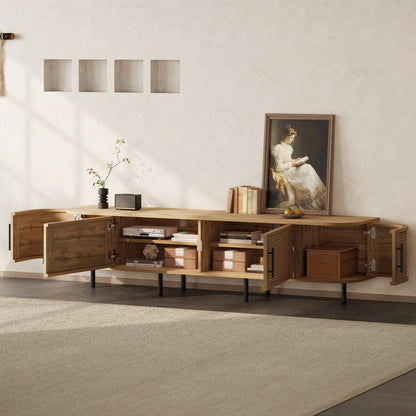 Sorell Rattan Media Console (71")