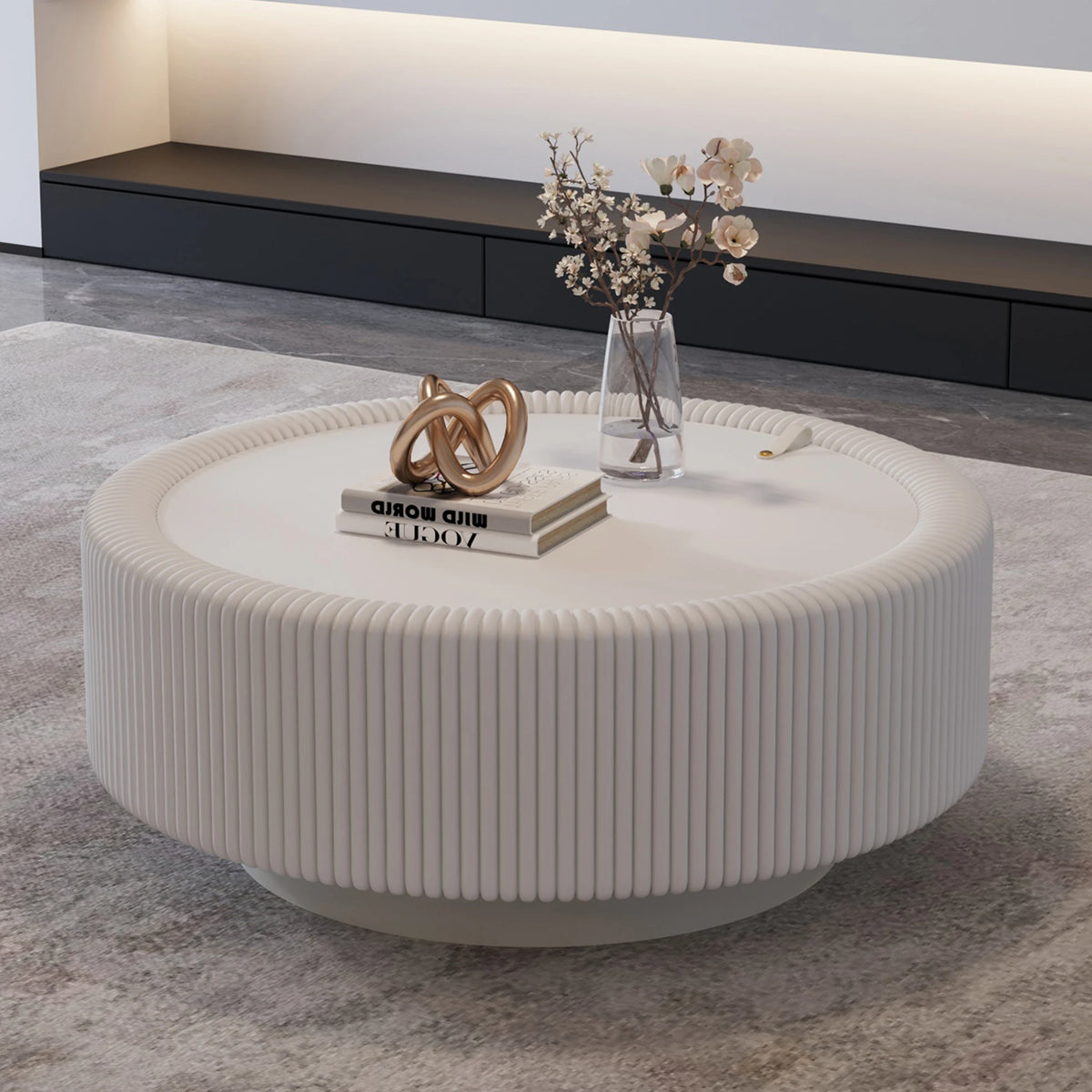 Celestine Fluted Coffee Table (31.5")