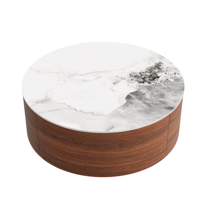 Marceline Walnut Coffee Table (29.5")