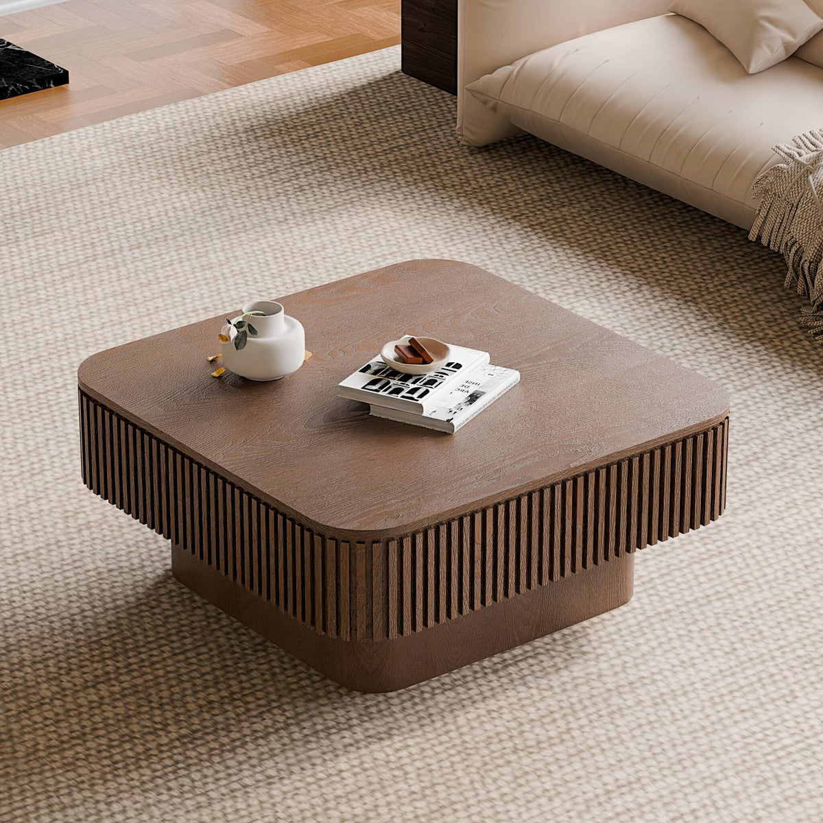 Desmond Walnut Coffee Table (31")