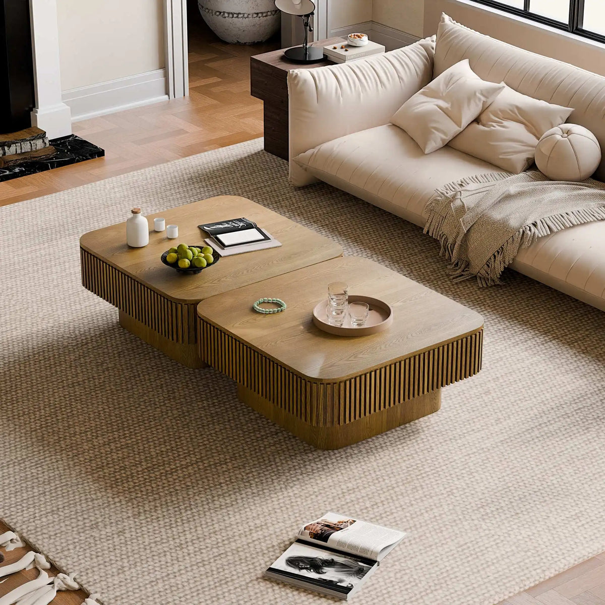 Desmond Brown Coffee Table (31")