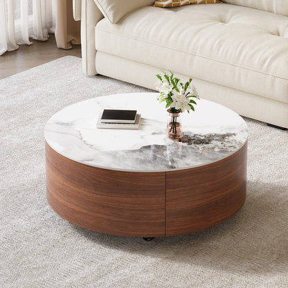Marceline Walnut Coffee Table (29.5")