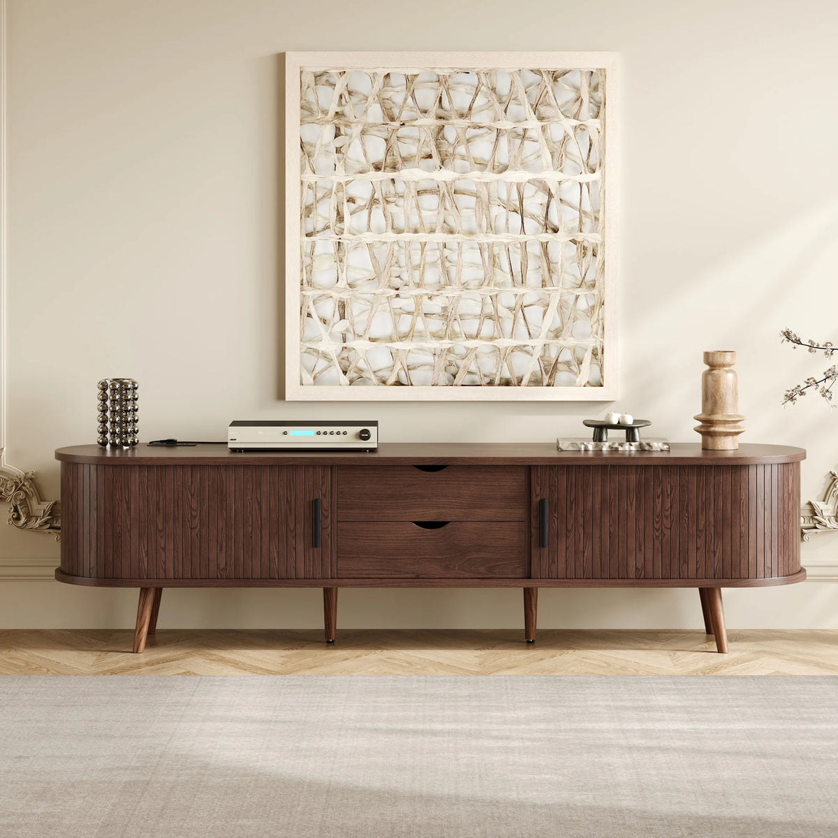 Rowen Tambour Media Console (71")