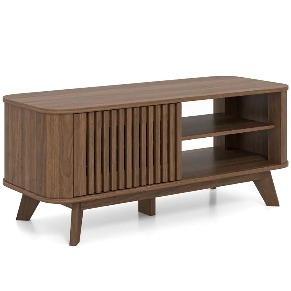 Adjustable Shelves Rectangular Coffee Table with Storage for Home or Office