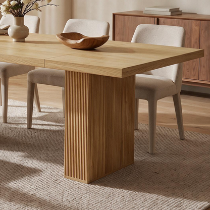 Verlain Natural Dining Table (79")